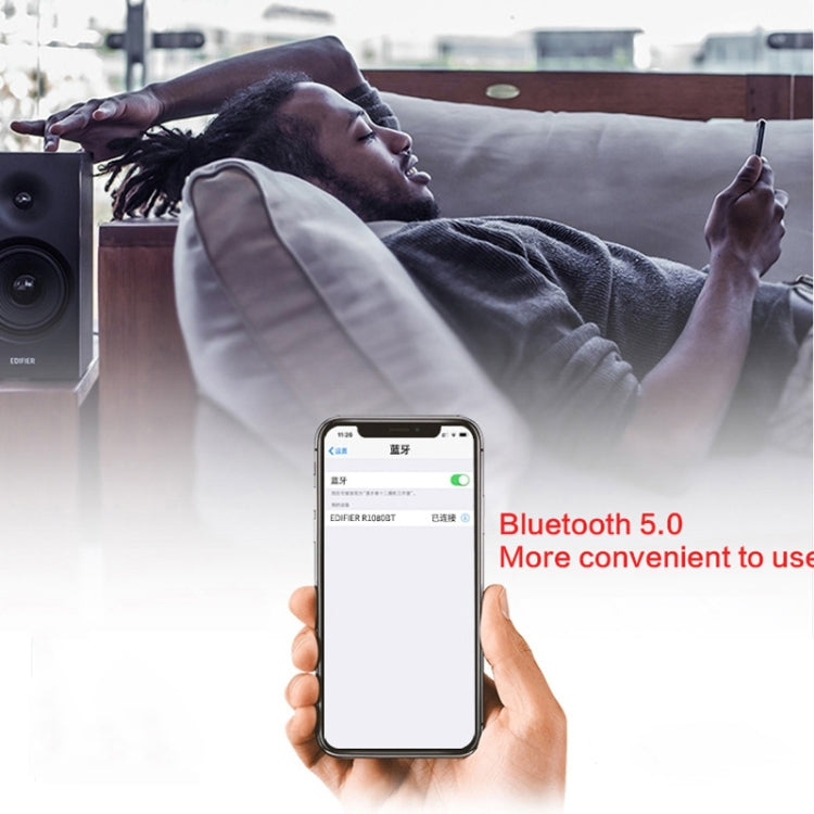 Edifier R1080BT Bluetooth Desktop-Lautsprecher, US-Stecker, R1080BT Weiß, R1080BT Schwarz