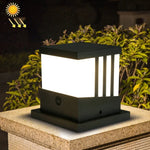 Solar Wasserdichte Säulenkopflampe Garten Landschaftslampe