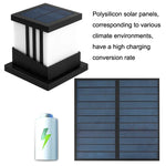 Solar Wasserdichte Säulenkopflampe Garten Landschaftslampe