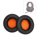 1 Paar Verdickte Schwamm-Headset-Set 90mm Ohrpolster für Kraken 7.1 V2 Pro, Schwarz, Orange