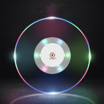 LED-Blink-Untersetzer, Bar KTV Cocktail-Basislicht, leuchtender Untersetzer, rundes weißes Licht, rundes Farblicht, Upgrade rutschfester runder weißer Licht, Upgrade rutschfester runder Farblicht