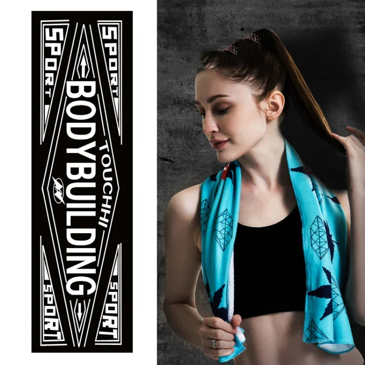 Fitness Cold Towel Outdoor Sports Cooling Quick-Drying Towel, Size: 100 x 30cm, Quick-Drying Towel, Size: 100 x 30cm(Greenery), Quick-Drying Towel, Size: 100 x 30cm(Maple), Quick-Drying Towel, Size: 100 x 30cm(Sky)