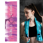 Fitness Cold Towel Outdoor Sports Cooling Quick-Drying Towel, Size: 100 x 30cm, Quick-Drying Towel, Size: 100 x 30cm(Greenery), Quick-Drying Towel, Size: 100 x 30cm(Maple), Quick-Drying Towel, Size: 100 x 30cm(Sky)