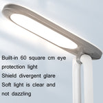YAGE T125 LED Schreibtischlampe USB Faltbare Lese-Augenlampe, Porzellanweiß, Blauweiß, Rosaweiß