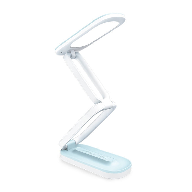 YAGE T125 LED Schreibtischlampe USB Faltbare Lese-Augenlampe, Porzellanweiß, Blauweiß, Rosaweiß