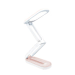 YAGE T125 LED Schreibtischlampe USB Faltbare Lese-Augenlampe, Porzellanweiß, Blauweiß, Rosaweiß