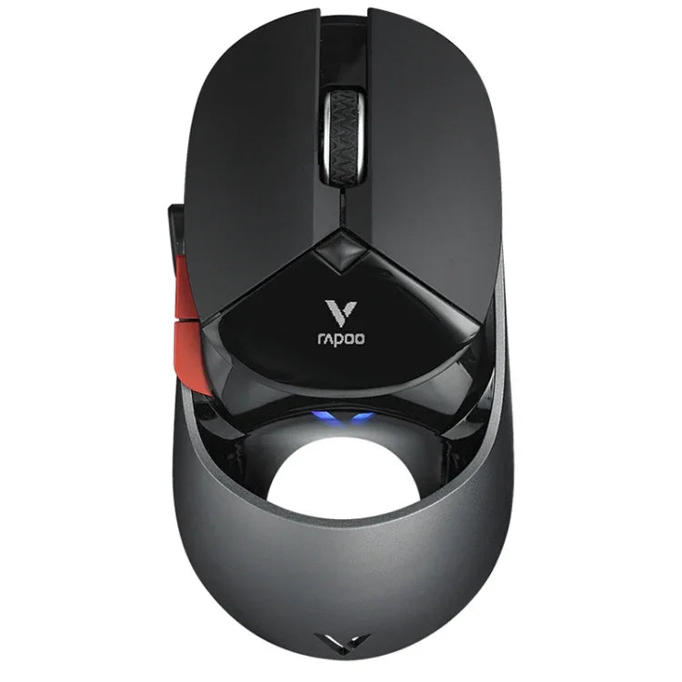 Rapoo VT960 1600 DPI 7 Tasten Dual-Modus Makro programmierbar Symphony RGB Hintergrundbeleuchtung Kabellose Gaming-Maus