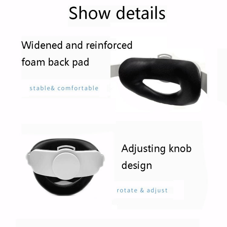 Komfortables ergonomisches VR-Headset für Oculus Quest 2