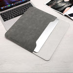 Horizontale Matte PU Laptop-Tasche, Für Macbook 11 Zoll A1465/A1370, Für Macbook 12 Zoll A1534, Für Macbook Air/Pro 13,3 Zoll A1466/A1369/A1502/A1425, Für Macbook Air/Pro 13 Zoll A2337/A1989/A2179/A2338/A1708, Für Macbook Pro 15,4 Zoll A1707/A1990