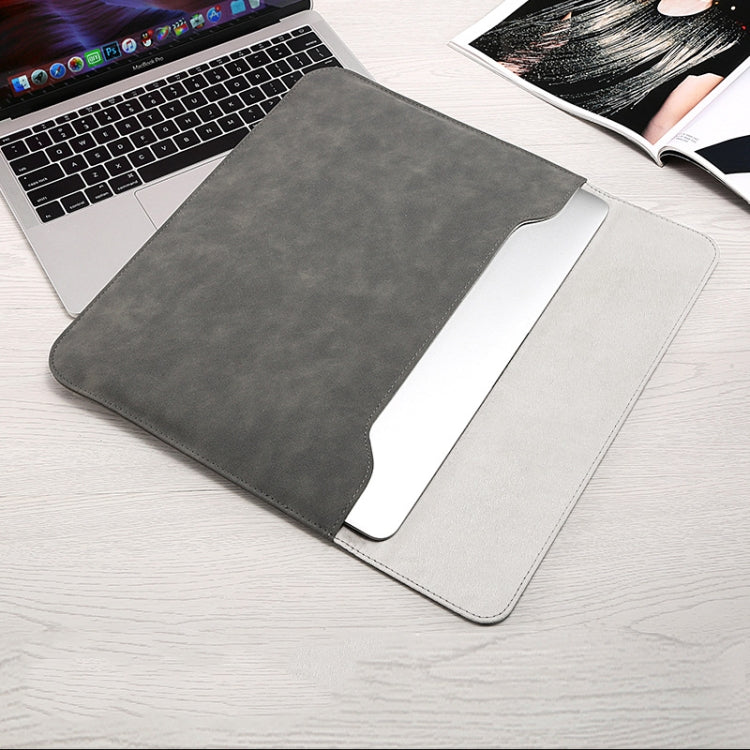 Horizontale Matte PU Laptop-Tasche, Für Macbook 11 Zoll A1465/A1370, Für Macbook 12 Zoll A1534, Für Macbook Air/Pro 13,3 Zoll A1466/A1369/A1502/A1425, Für Macbook Air/Pro 13 Zoll A2337/A1989/A2179/A2338/A1708, Für Macbook Pro 15,4 Zoll A1707/A1990