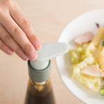 Austernsauceflasche Düsenpumpenkopf Haushalts-Kraftstoffflaschenpresse, Groß (Blau)