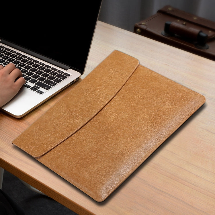 Horizontale Litschi-Struktur Laptop-Tasche Innenfutter Für MacBook, 11 Zoll A1370 / 1465, 12 Zoll A1534, 13,3 Zoll A1502 / 1425/1466/1369, 15,4 Zoll A1398