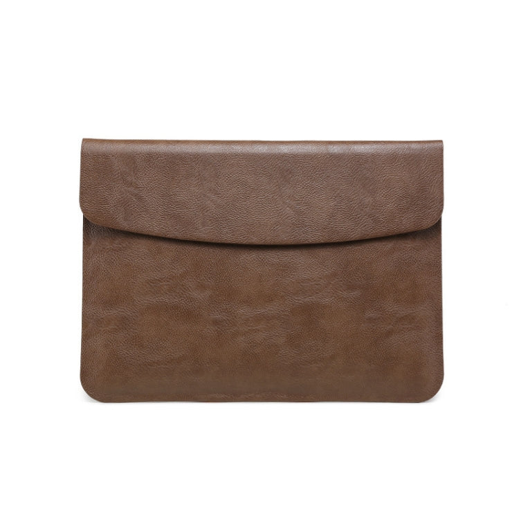 Horizontal Litchi Texture Laptop Bag Liner Bag For MacBook, 13 Inch A1708 / 1706/1989 / A2337 / A2338, 15 Inch A1707 / 1990, Pro 16 Inch A2141