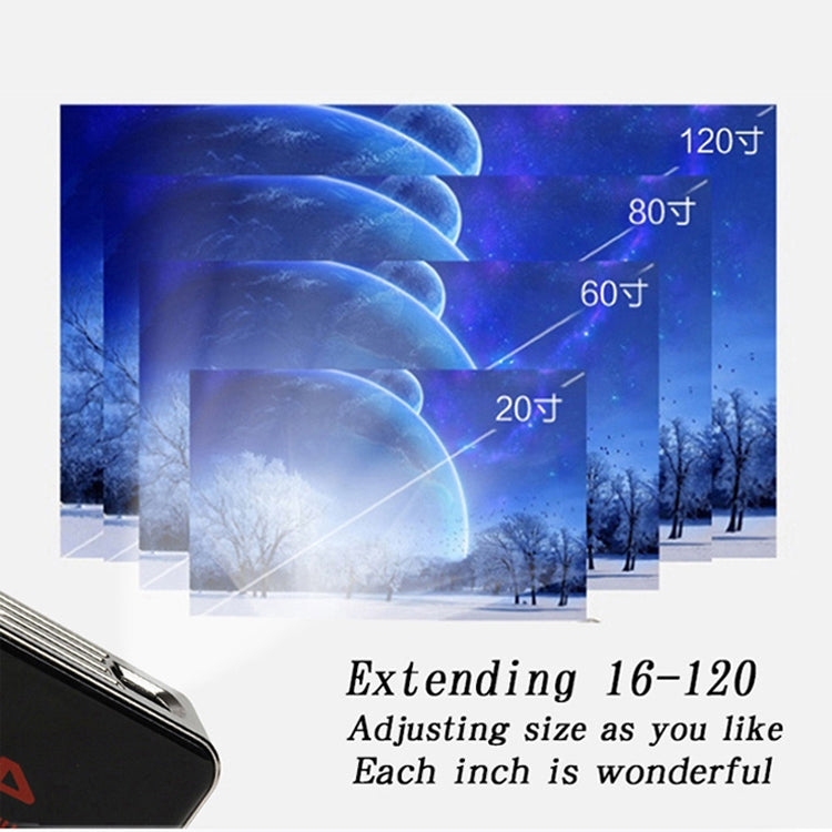 C6 1G+8G Android System Intelligenter DLP HD Mini-Projektor Tragbarer Heim-Handy-Projektor, US-Stecker (Schwarz), EU-Stecker (Schwarz), UK-Stecker (Schwarz), AU-Stecker (Schwarz), US-Stecker (Weiß), EU-Stecker (Weiß), UK-Stecker (Weiß), AU-Stecker (Weiß)