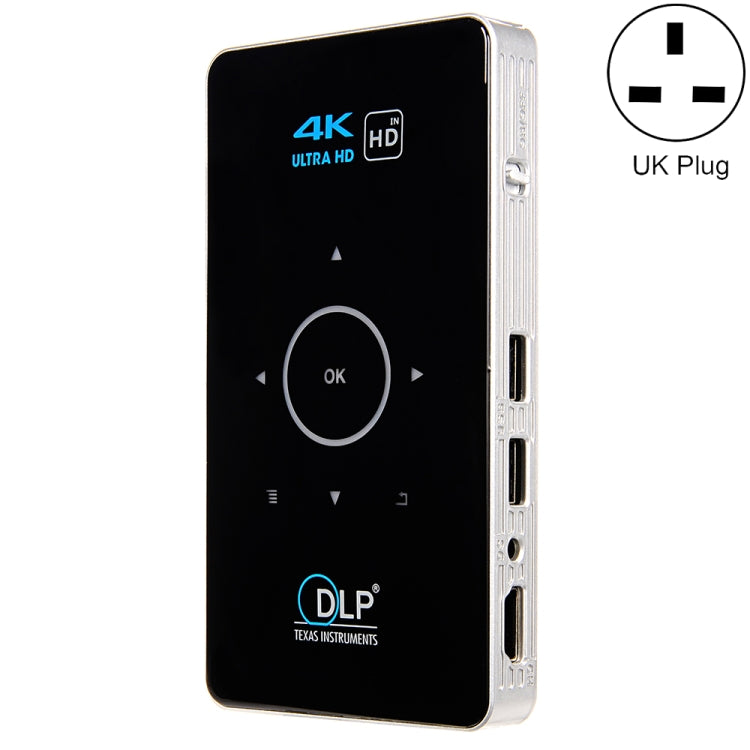 C6 1G+8G Android System Intelligenter DLP HD Mini-Projektor Tragbarer Heim-Handy-Projektor, US-Stecker (Schwarz), EU-Stecker (Schwarz), UK-Stecker (Schwarz), AU-Stecker (Schwarz), US-Stecker (Weiß), EU-Stecker (Weiß), UK-Stecker (Weiß), AU-Stecker (Weiß)