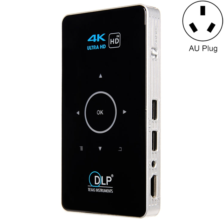 C6 1G+8G Android System Intelligenter DLP HD Mini-Projektor Tragbarer Heim-Handy-Projektor, US-Stecker (Schwarz), EU-Stecker (Schwarz), UK-Stecker (Schwarz), AU-Stecker (Schwarz), US-Stecker (Weiß), EU-Stecker (Weiß), UK-Stecker (Weiß), AU-Stecker (Weiß)