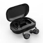 BE1032 Ohrbügel-Wasserdichte Sport-TWS-Kabellose Bluetooth-Kopfhörer, Schwarz, Leuchtgrün, Rosarot