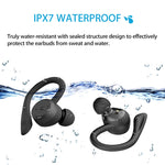 BE1032 Ohrbügel-Wasserdichte Sport-TWS-Kabellose Bluetooth-Kopfhörer, Schwarz, Leuchtgrün, Rosarot
