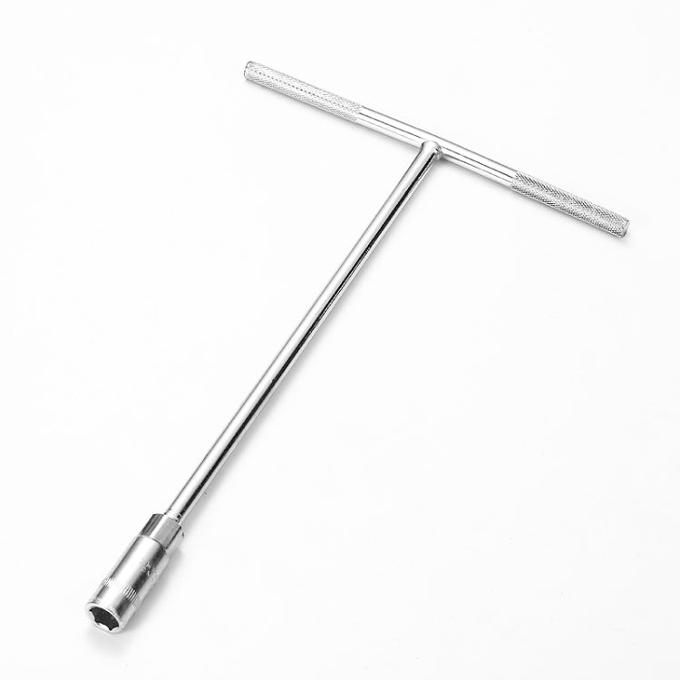 T-Wrench Car Assembly Repair Sleeve Wrench Hexagon Lengthening Socket, 6mm, 7mm, 8mm, 9mm, 10mm, 11mm, 12mm, 13mm, 14mm, 15mm, 16mm, 17mm, 18mm, 19mm