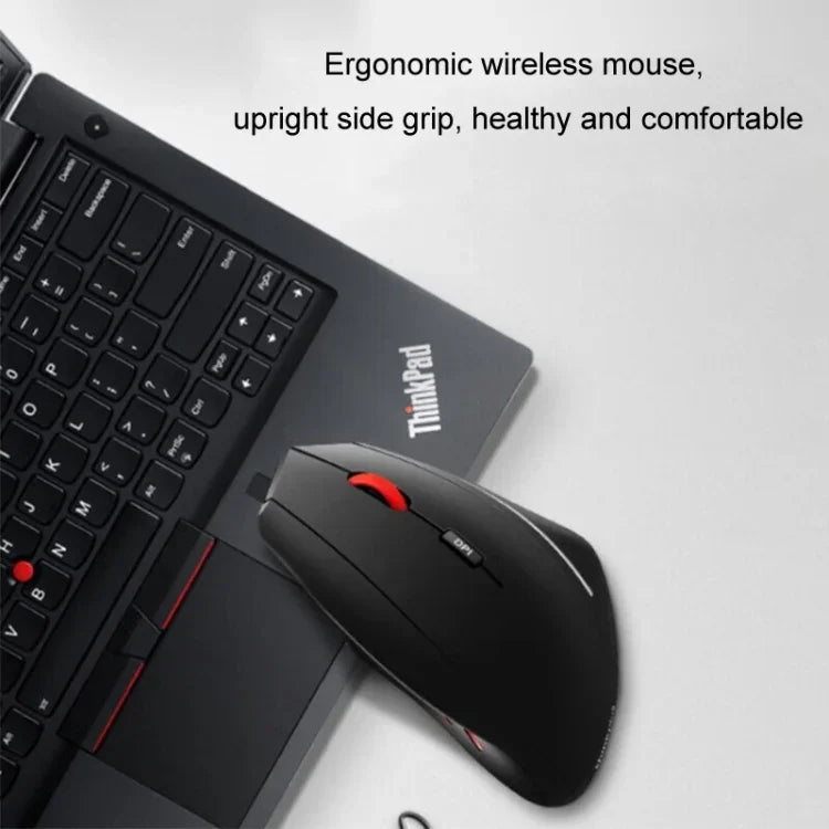 Lenovo Thinkbook kabellose Maus Ergonomisches Design Seitliche Griffflächen Mäuse, Seitliche Griffflächen Mäuse