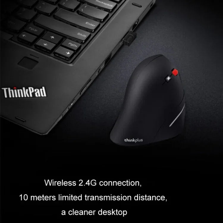 Lenovo Thinkbook kabellose Maus Ergonomisches Design Seitliche Griffflächen Mäuse, Seitliche Griffflächen Mäuse