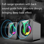 FT-25-1 RGB Bunter Desktop-Computerlautsprecher