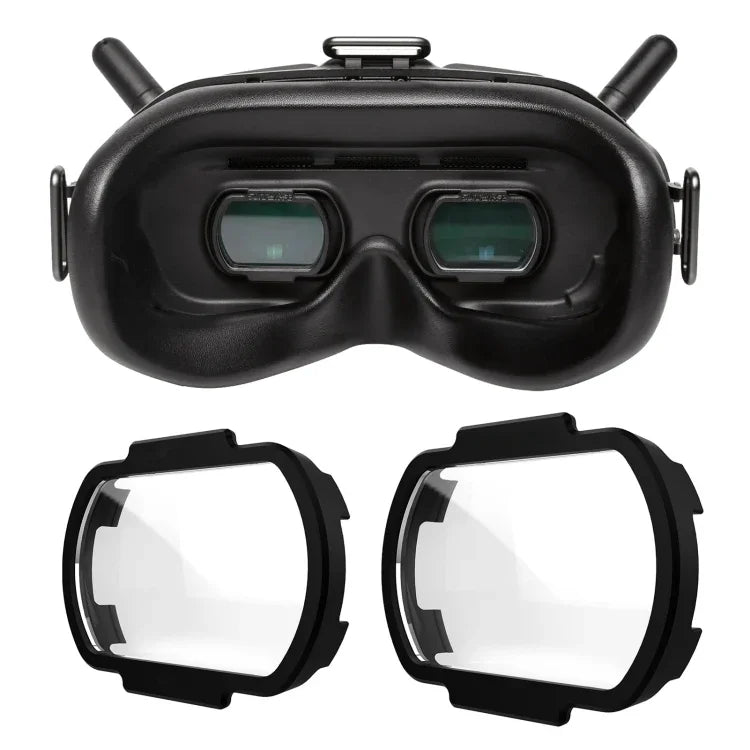 Sunnylife FV-Q9334 2 Stück Myopie-Linsen, asphärische Korrekturlinsen für Kurzsichtigkeit für DJI FPV-Brillen V2, 100°, 150°, 200°, 250°, 300°, 350°, 400°, 450°, 500°, 550°, 600°, 700°, 800°