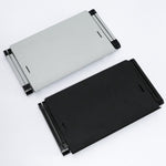 T8 Aluminiumlegierung Klapp- & Hebbarer Laptop-Tisch Büro-Tisch Erhöhungsständer, mit Mausplatte (Schwarz), mit Mausplatte (Silber), mit Lüfter & Mausplatte (Schwarz), mit Lüfter & Mausplatte (Silber)