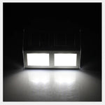 2er LED Solar Wandleuchte mit Lichtsensor, IP44 Wasserdicht, für Außenbereich, Terrasse, Hof, Wege, Garten, Treppen, Stufen, Nachtbeleuchtung, Sicherheit, Weißlicht, Warmlicht