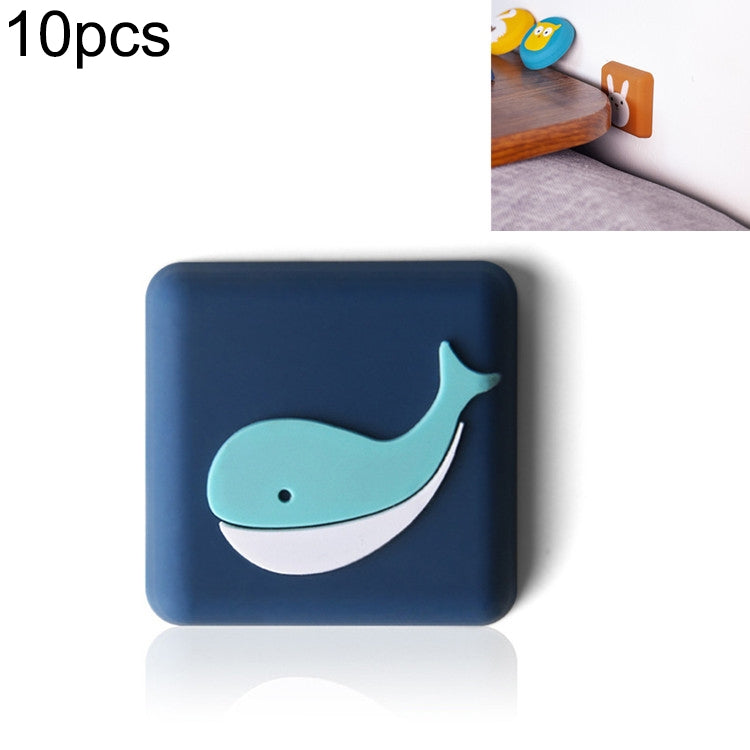 10 Stück Türgriff-Wandschutz, Silikon-Puffer