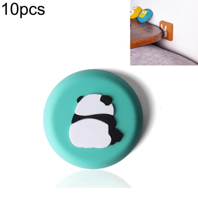 10 Stück Türgriff-Wandschutz, Silikon-Puffer