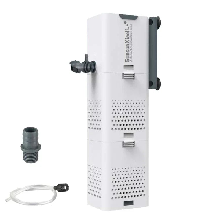 SunsunXiaoli Aquarienwasserpumpe Klein 3-in-1 Aquarium-Zirkulationsfilter Umwälzpumpe, CN-Stecker, 6W 500F, 15W 1000F