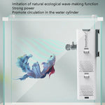 SunsunXiaoli Aquarienwasserpumpe Klein 3-in-1 Aquarium-Zirkulationsfilter Umwälzpumpe, CN-Stecker, 6W 500F, 15W 1000F