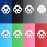 2 Stück HYC-09 Bluetooth-Hundepfoten-Tracker mit Anti-Verlust-Funktion, Haustierortungs-Schlüsselanhänger, intelligenter Suche und Zwei-Wege-Alarm