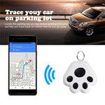 2 Stück HYC-09 Bluetooth-Hundepfoten-Tracker mit Anti-Verlust-Funktion, Haustierortungs-Schlüsselanhänger, intelligenter Suche und Zwei-Wege-Alarm