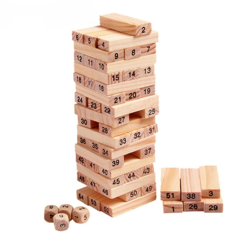 54pcs /Set Childrens Educational Building Block Toys Stacking Game