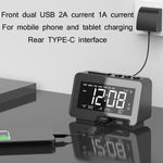 K5 Kabelloser Bluetooth-Lautsprecher Tischwecker Radio, US-Stecker, EU-Stecker, UK-Stecker