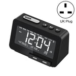 K5 Kabelloser Bluetooth-Lautsprecher Tischwecker Radio, US-Stecker, EU-Stecker, UK-Stecker