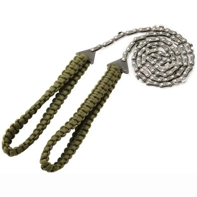 Outdoor Sport Handsägen geflochtene Paracord Camping Survival Taschensäge, Paracord