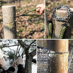 Outdoor Sport Handsägen geflochtene Paracord Camping Survival Taschensäge, Paracord