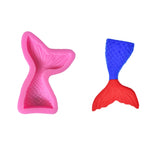 Mini Meerjungfrau Schwanz Flüssigsilikonform Fondant Backform, Klein (Pink) 15-95, Groß (Pink) 15-94, Klein (Grau) 15-95, Groß (Grau) 15-94