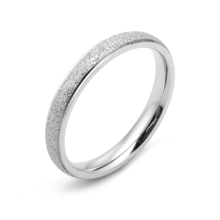 Drei Lebenszeiten Titan-Stahl-Paarringe, sehr feiner mattierter Ring, US-Größe 3, US-Größe 4, US-Größe 5, US-Größe 6, US-Größe 7, US-Größe 8, US-Größe 9, US-Größe 10