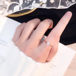 Sehr feiner Sechs-Krallen-Solitärring, Diamantbesetzter Titanstahl Damenring, US-Größe 3, US-Größe 4, US-Größe 5, US-Größe 6, US-Größe 7, US-Größe 8, US-Größe 9, US-Größe 10