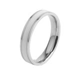 Einfacher Schwarz-Weiß-Epoxid-Paarring Damen Titan-Stahlring Schmuck, US-Größe 3, US-Größe 4, US-Größe 5, US-Größe 6, US-Größe 8, US-Größe 9, US-Größe 10, US-Größe 7