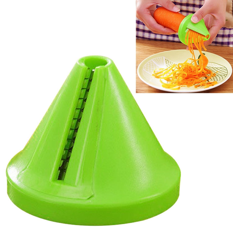 Küchen-Trichtermodell Spiralizer Gemüsehobel Karottenschneider, Karottenschneider (Grün), Karottenschneider (Rot)