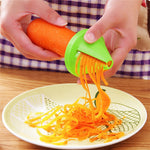 Küchen-Trichtermodell Spiralizer Gemüsehobel Karottenschneider, Karottenschneider (Grün), Karottenschneider (Rot)