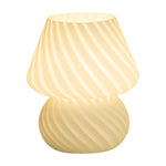 PJ-104 5W Pilzglas Schlafzimmer Nachttisch Dekorations Tischlampe, CN-Stecker, Spezifikation:, Einfarbig Warmes Licht, Dreifarbige Dimmung, Tmall Elf Glühbirne, Fernbedienung + Tmall Elf Glühbirne