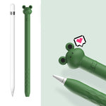 Cartoon Silikon Kapazitiver Stift Rutschfest und Anti-Fall Schutzhülle, Für Apple Pencil 1