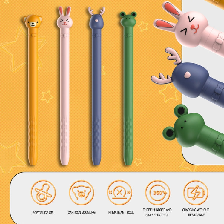 Cartoon Silikon Kapazitiver Stift Rutschfest und Anti-Fall Schutzhülle, Für Apple Pencil 1