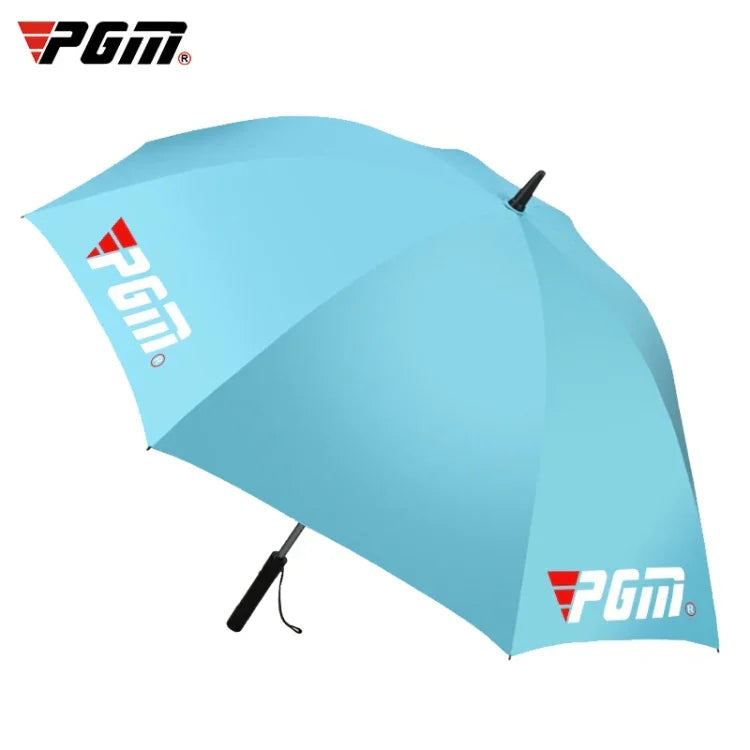PGM YS005 Golfschirm mit integriertem Elektroventilator Sonnenschutzschirm, Dunkelblau, Schwarz, Seeblau
